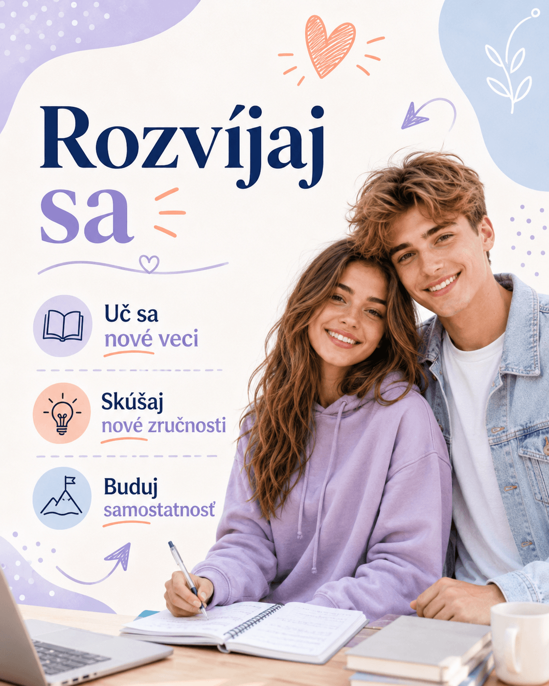 Sebadôvera rastie vtedy, keď sa človek učí nové veci, získava skúsenosti a postupne si viac verí v bežných aj náročnejších situáciách.